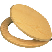 Valdomo sedile wc universale in legno, 39x29x9 cm
