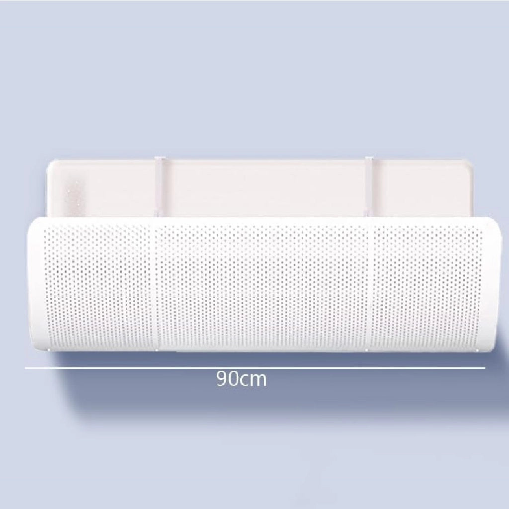 Kit 2pz Deflettore Condizionatore Universale Regolabile 58-90 cm Scudo Protezione Aria