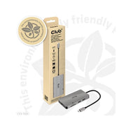 Club3d csv-1593 hub di interfaccia usb 3.2 gen 1 (3.1 gen 1) type-c 16200 mbit/s metallico