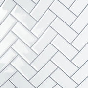 Disegno a griglia bianco 305 x 305 cm 6 pezzi - Stickers per pavimenti cucina bagno impermeabili - Adesivi per pareti protezione da graffi salotto rivestimento per pareti