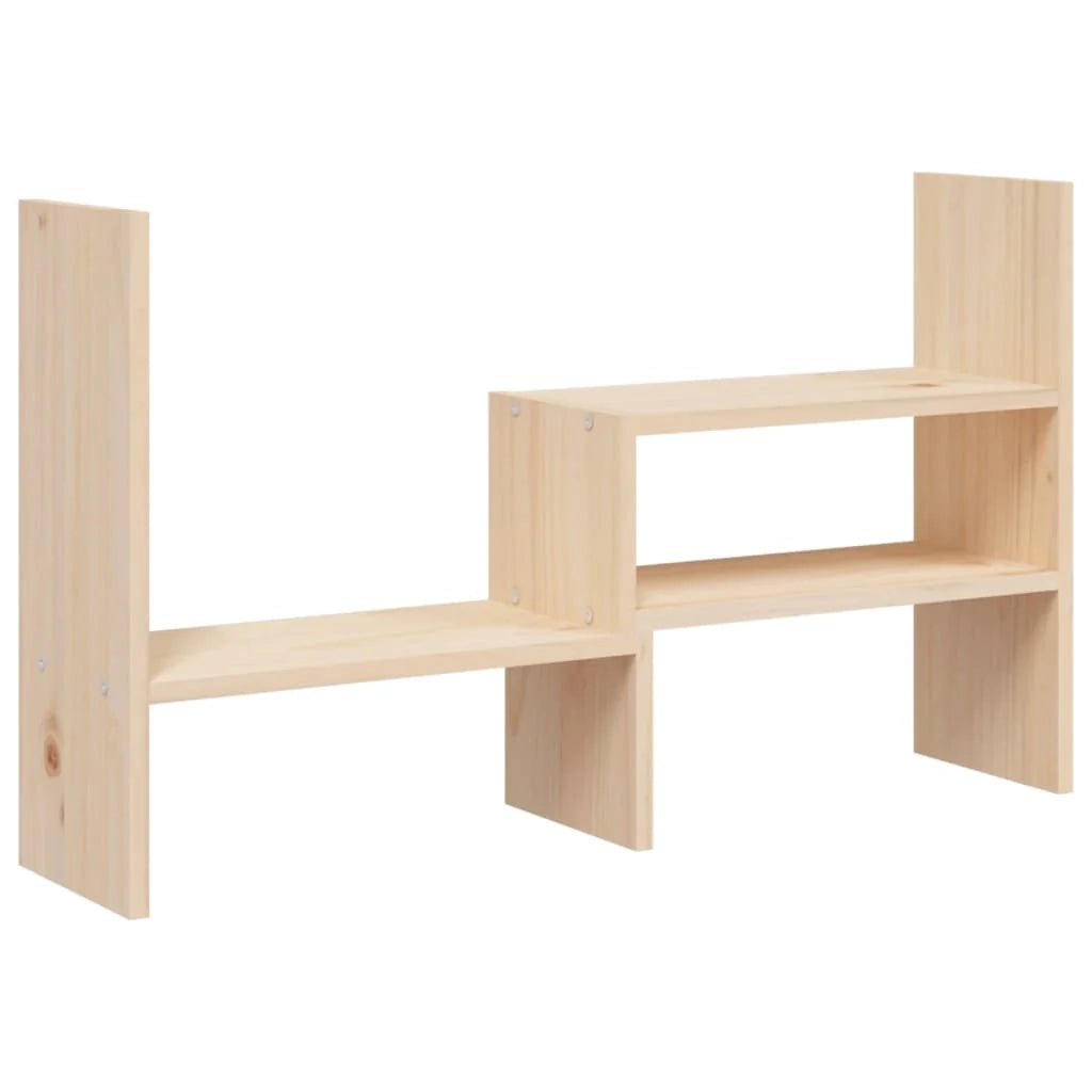 Supporto per monitor (39-72) x 17 x 43 cm in legno massello di pino 02_0021214