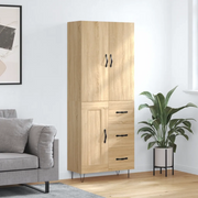 Credenza Rovere Sonoma 69,5x34x180 cm in Legno Multistrato 3198108