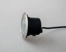 FARO A INCASSO CALPESTABILE LED WALK ACCIAIO TONDO 8W 930LM 3000K IP67 10X7,78CM