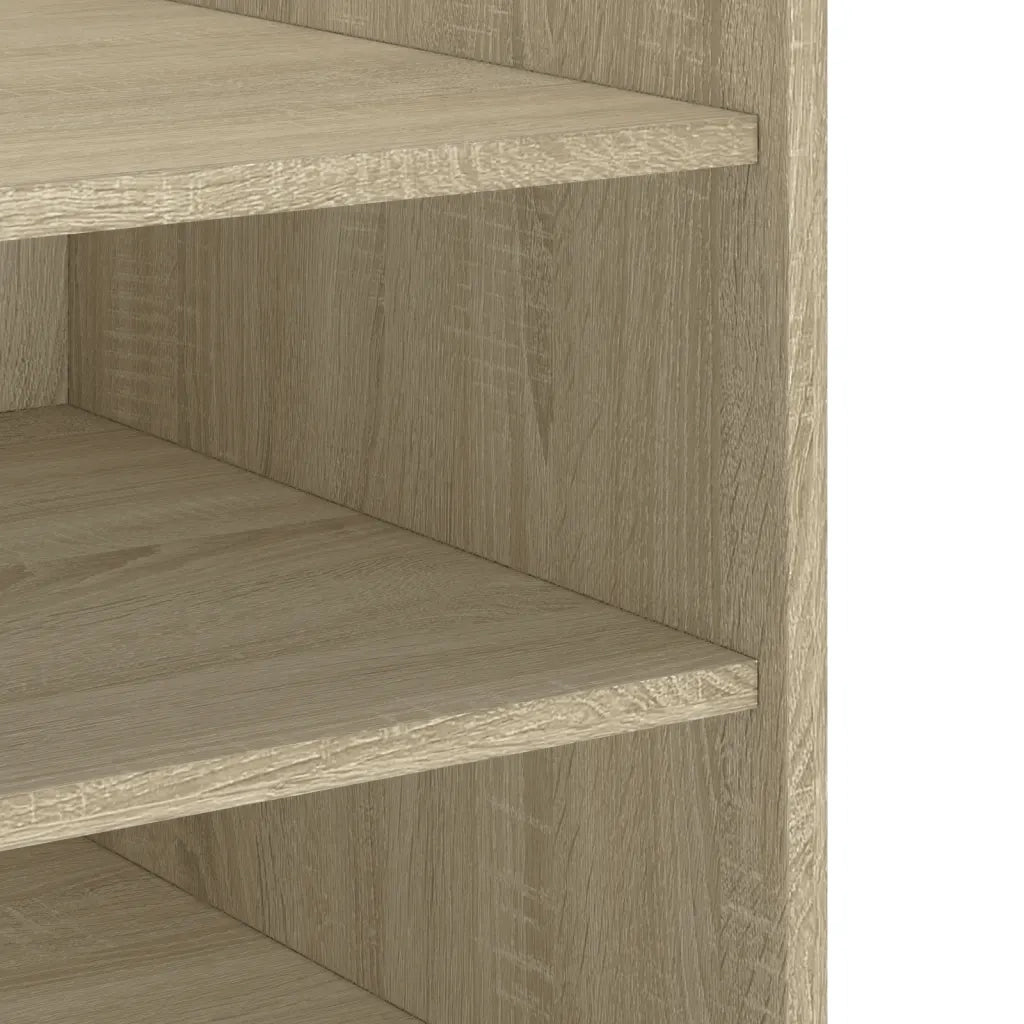 vidaXL Comodino Rovere Sonoma 45x50x50 cm in Legno Multistrato