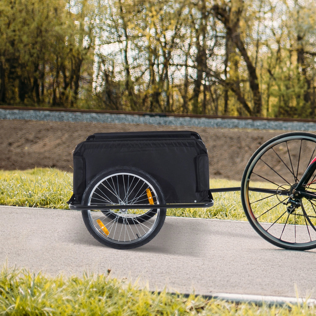 Rimorchio per Bicicletta Pieghevole ¨C Xylo ¨C Carico 40kg, 140x88x60cm
