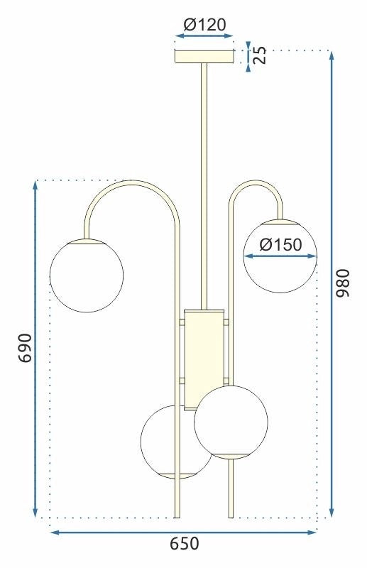 Lampada APP1003-6CP
