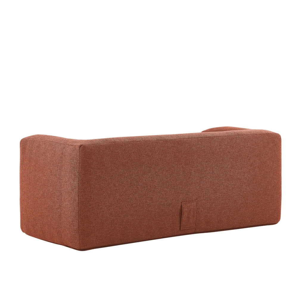 Divano gonfiabile 2-3 posti Terracotta - Interno ed esterno - Colore Terracotta