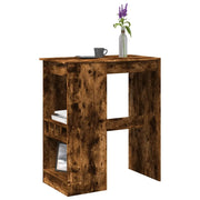 Tavolo Bar con Rastrelliera Rovere 90x47,5x103,5 cm Multistrato 854341
