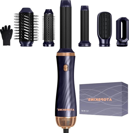 Stile e asciuga i capelli con 6 funzioni in un solo prodotto - Krultang - Borstello termico