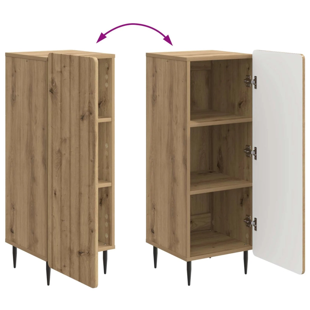 Credenza | Madia | Buffet da pranzo | Armadio da pranzo Rovere Artigianale 34,5 x 33 x 92 cm