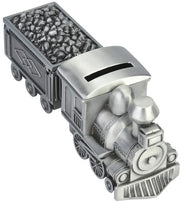 Cassa di Risparmio Metallica Retro Ferroviaria - Amico della Risparmiatrice - Cassa di Risparmio per Bambini - Decorazione per Scrivania - Consapevolezza Finanziaria - Robusta e Solida - Banca del Risparmio
