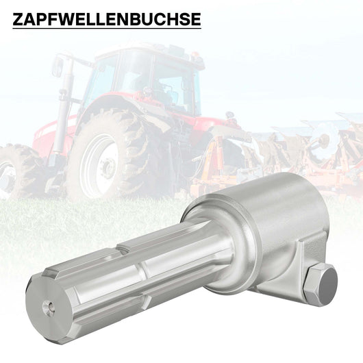 Boccola albero cardanico 160 mm Attacco albero scanalato 1 3/8" 21D Albero uscita 1 3/8" 6D Trattore