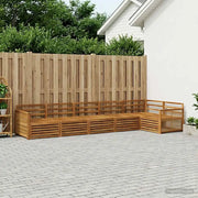 Set di divani da esterno 6 pcs Naturale
