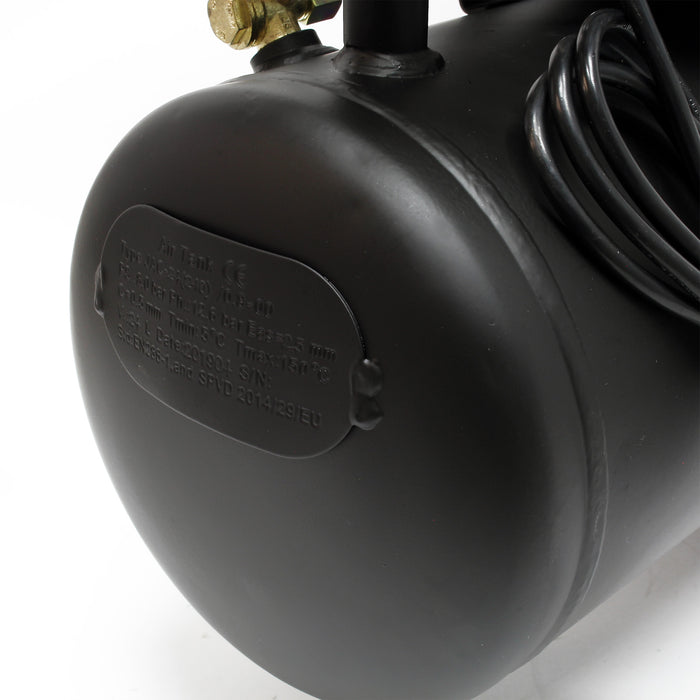 Compressore 24 litri con rotelle motore da 1,1 kW aria compressa da 8 bar