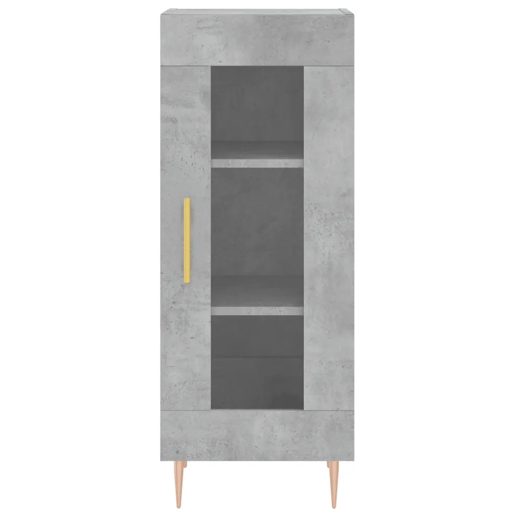 Credenza-Buffet-Armadio da cucina Grigio Cemento 34,5x34x90 cm in Legno Multistrato 409927