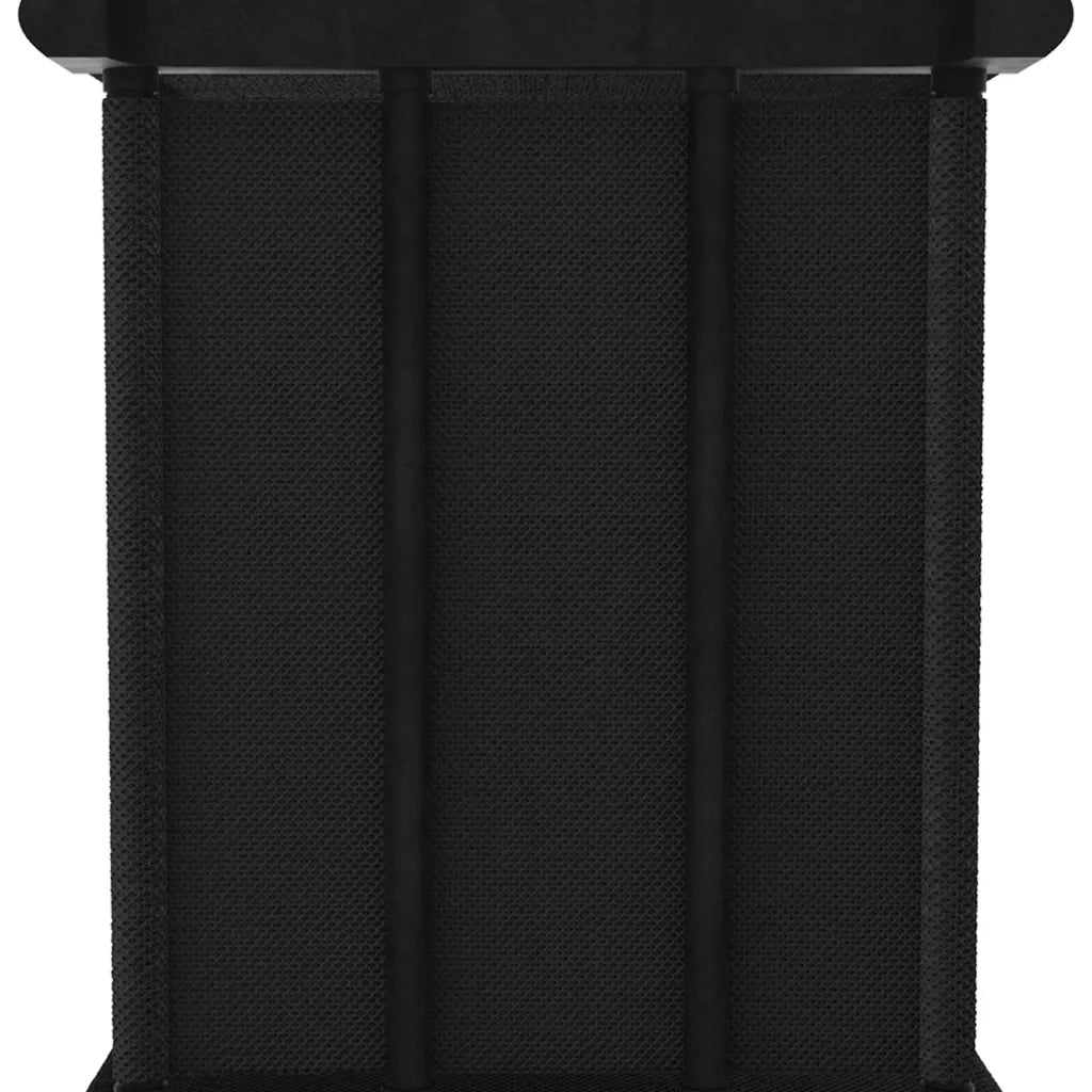Mobile per 9 Scatole a Cubo Nero 103x30x107,5 cm in Tessuto CFW5356785