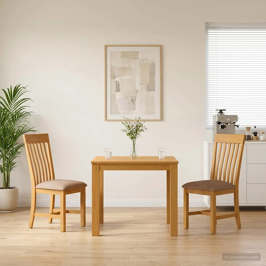 Set da pranzo 3 pz Grigio Legno di Quercia Massello 3430320