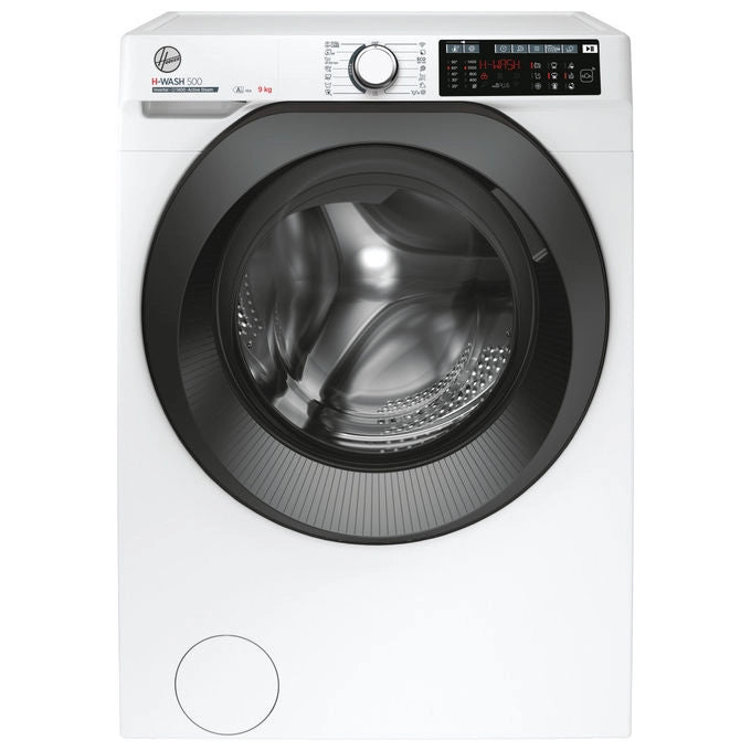 Hoover, Lavatrice Carica Frontale, 9 kg, 1400 Giri, Bianca, H-WASH 500 HW 49AMBC7-1-S