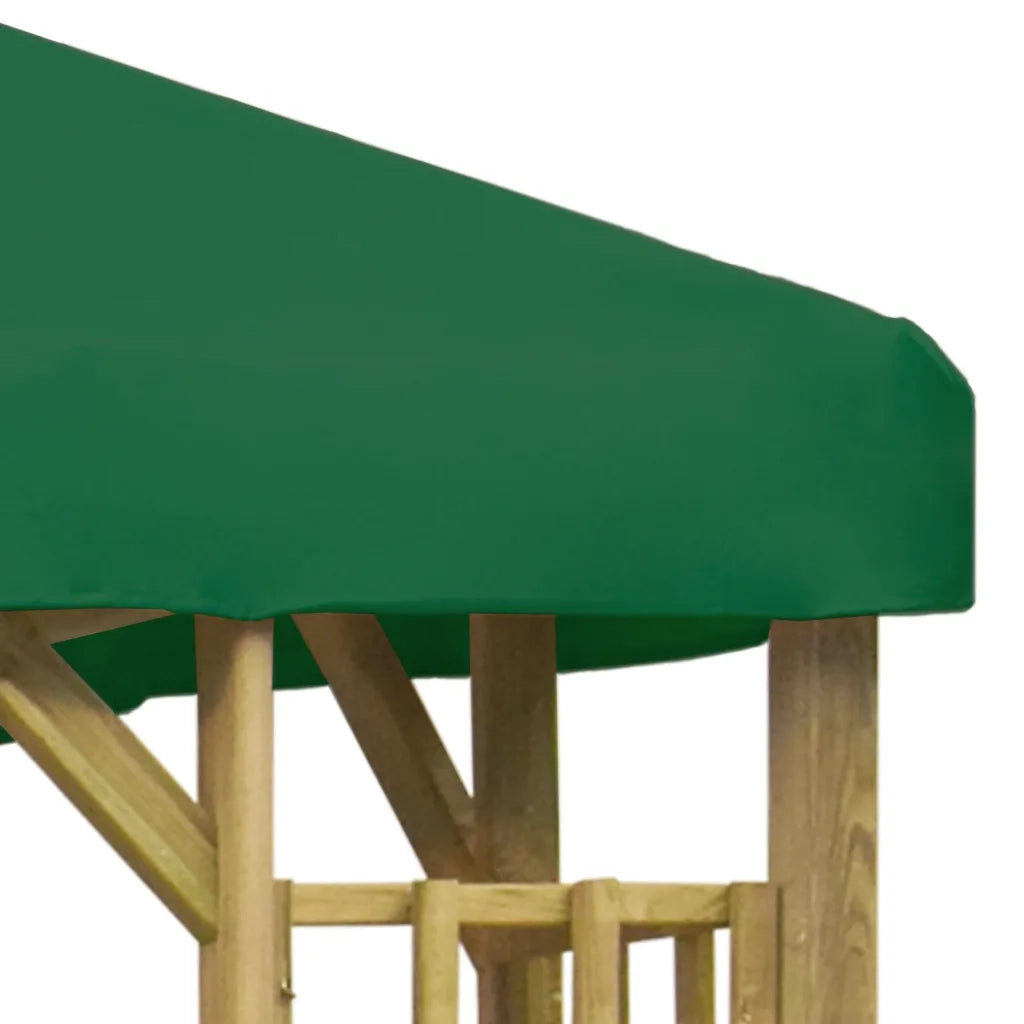Gazebo 3x3 m Verde 3054482
