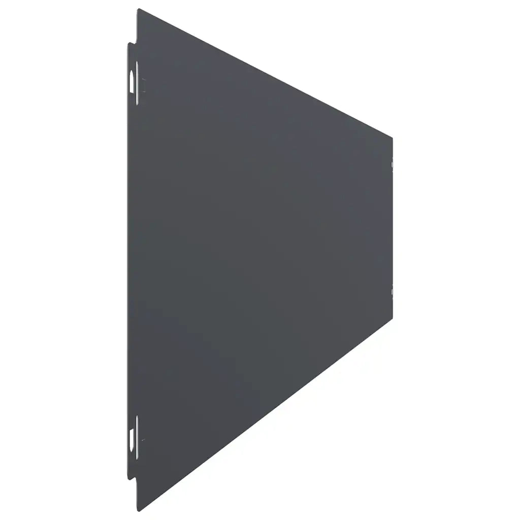 Bordure per Prato 10 pz Antracite Acciaio Laminato a Freddo