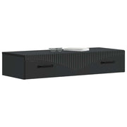 Tavolino da Parete Laterale | Tavolo laterale | Tavolino Nero 87,5 x 34,5 x 17 cm