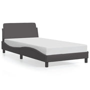 Letto singolo | Letto per adulti | Giroletto Dover Crema 100x200 cm in Similpelle