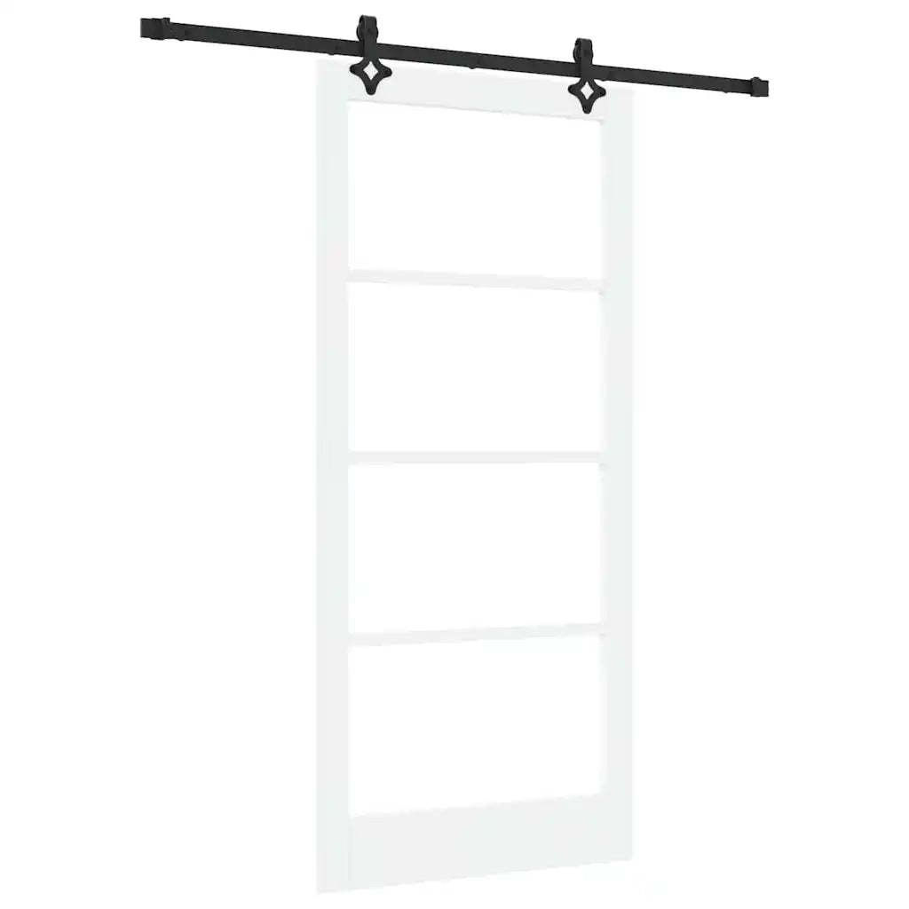 Porta scorrevole ORKDAL Bianco e Nero 93 x 202 cm 3332176
