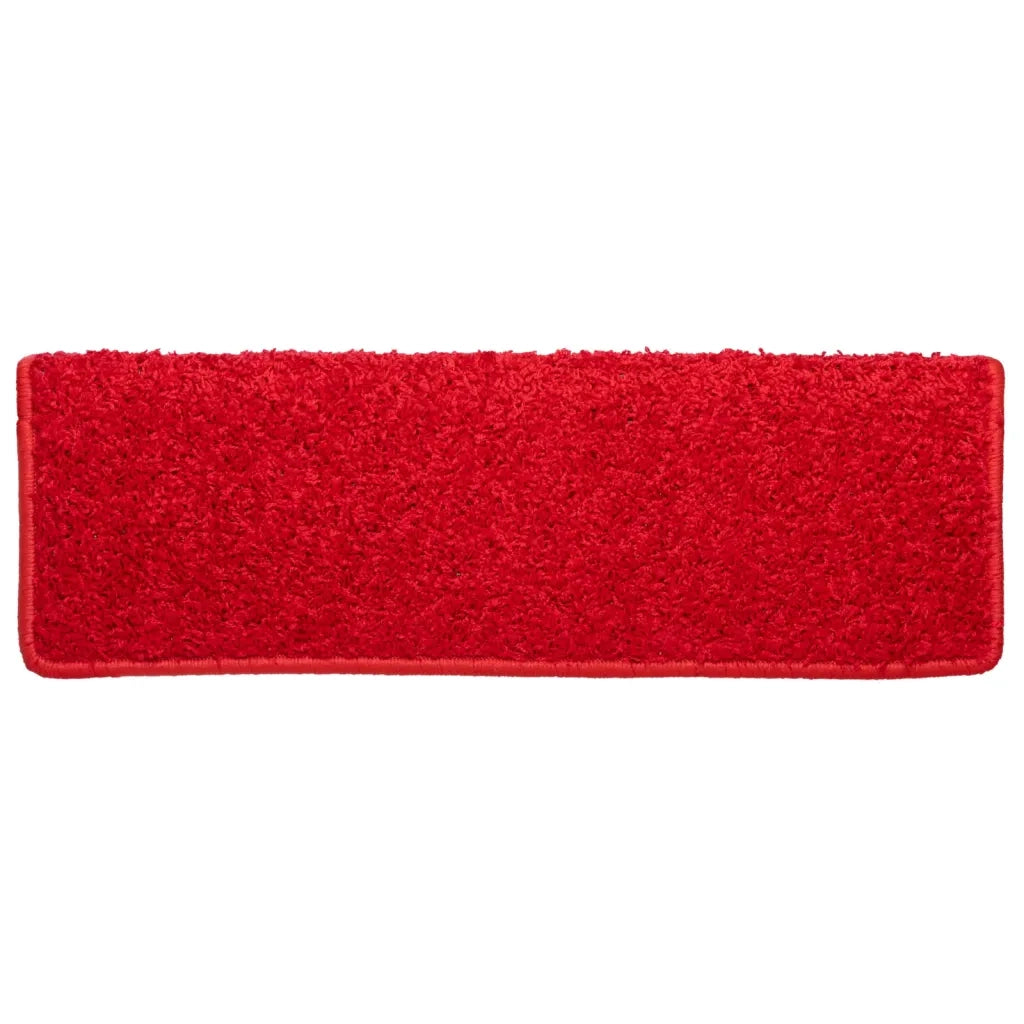 Tappetini per Scale 10 pz 65x25 cm Rosso cod mxl 61893