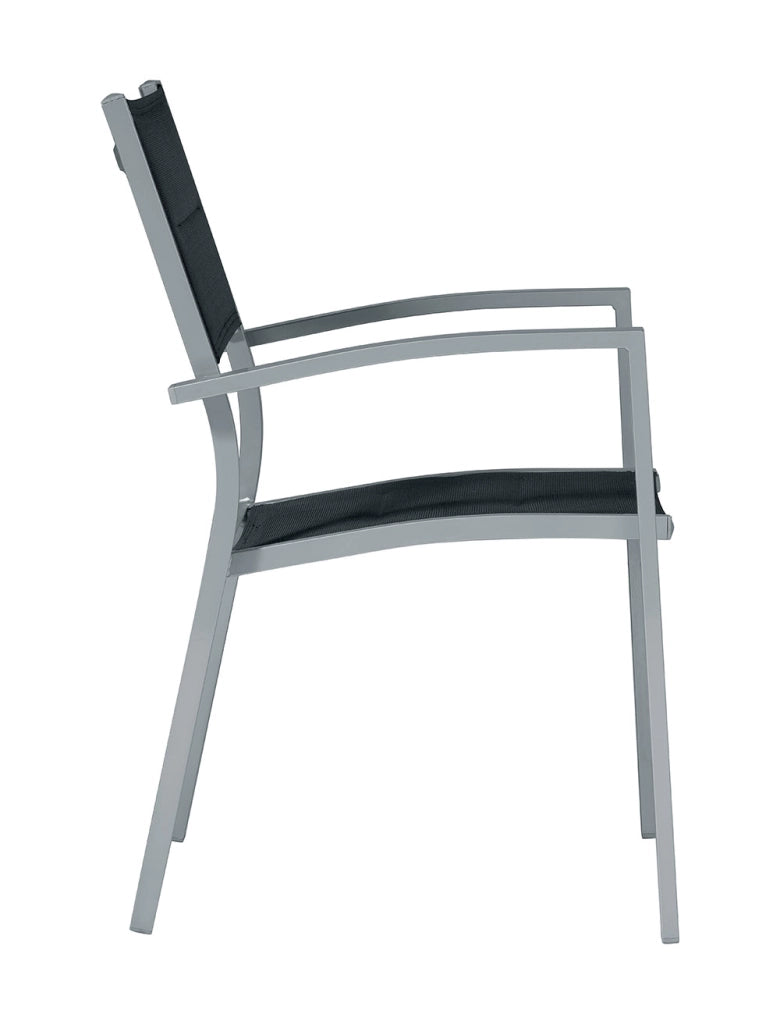 Sedia Amalfi in alluminio Greenwood