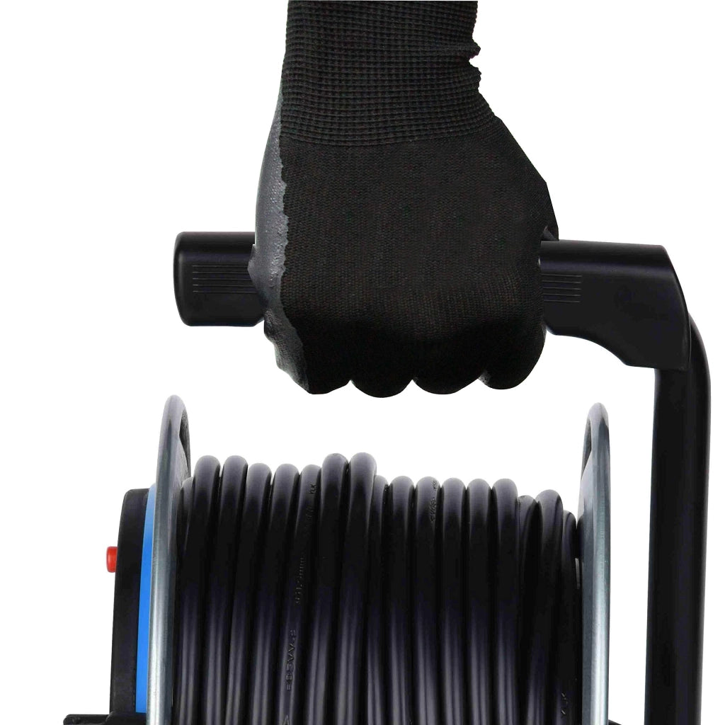 Avvolgicavo Domestico con Cavalletto Senza Cavo 50 m Electraline