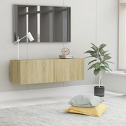Mobile Porta TV Rovere Sonoma 100x30x30 cm in Truciolato