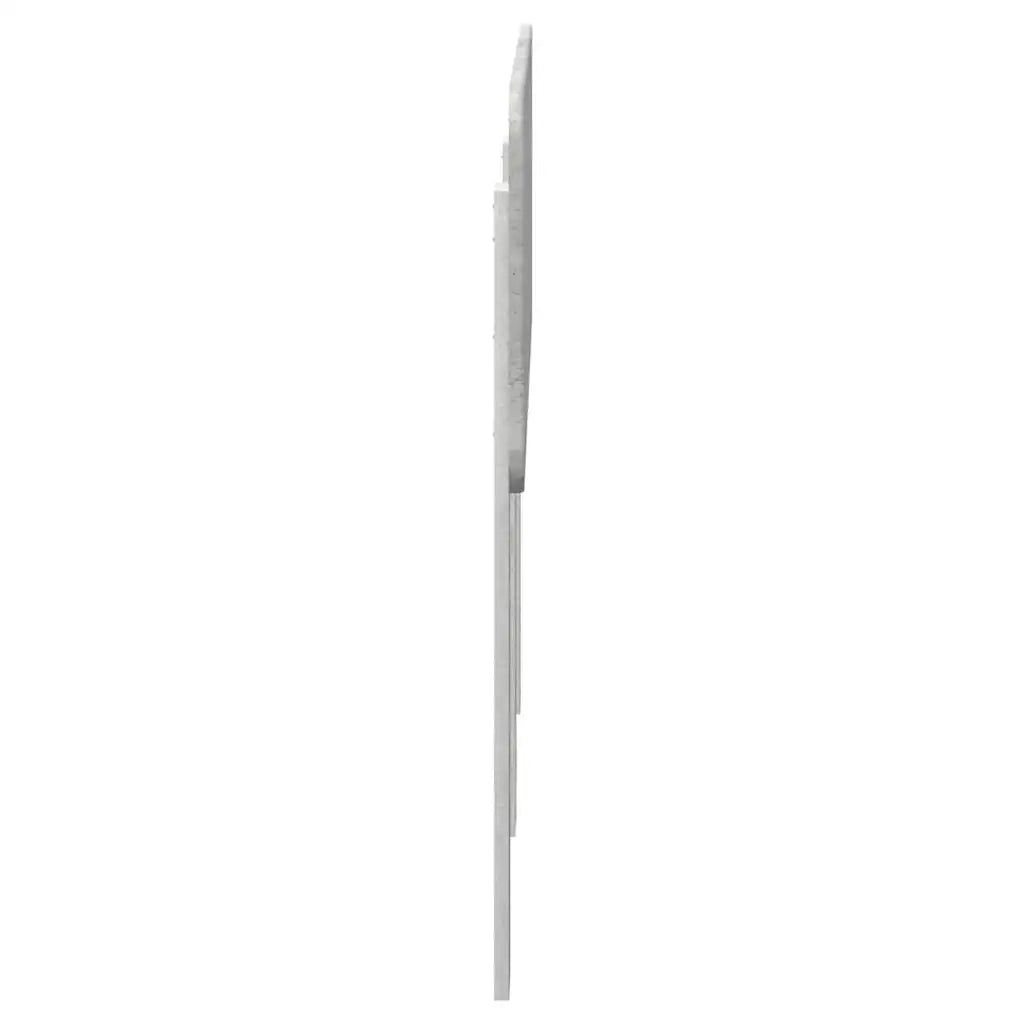Testiera-Testata-Testiera Decorativa Grigio cemento 140 cm Legno multistrato 244902