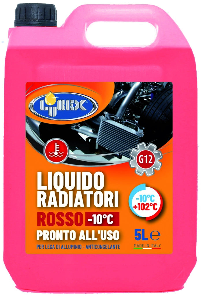 Lubex PROTETTIVO RADIATORE ROSSO lt. 5 (da -10  °C a +102  °C) 4.00 pz