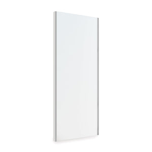 Specchio Estraibile per Armadio 34x100 cm Emuca Grigio Metallizzato