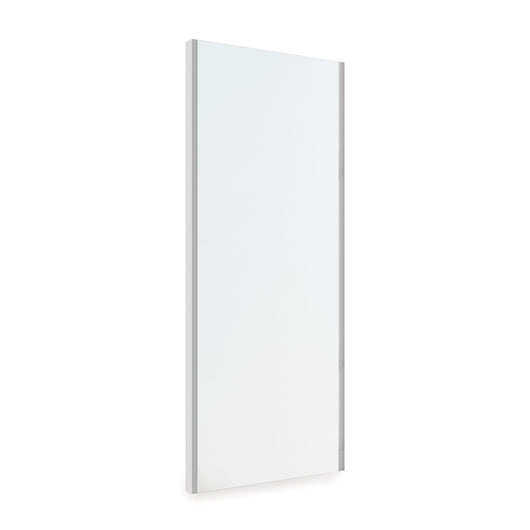 Specchio Estraibile per Armadio 34x100 cm Emuca Grigio Metallizzato