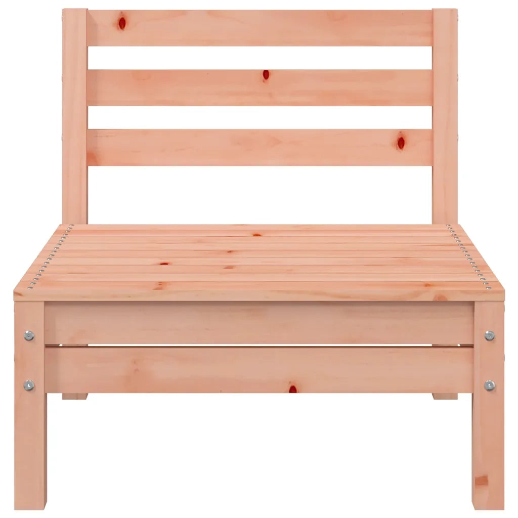 Divano da esterno-Divani Senza Braccioli da Giardino 2pz Legno Massello Douglas