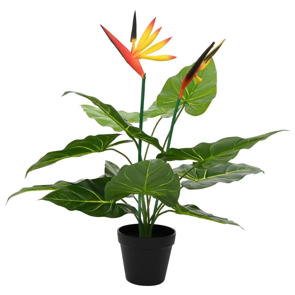 Pianta Artificiale Strelitzia Verde 65 x 13 x 55 cm CFW9009222