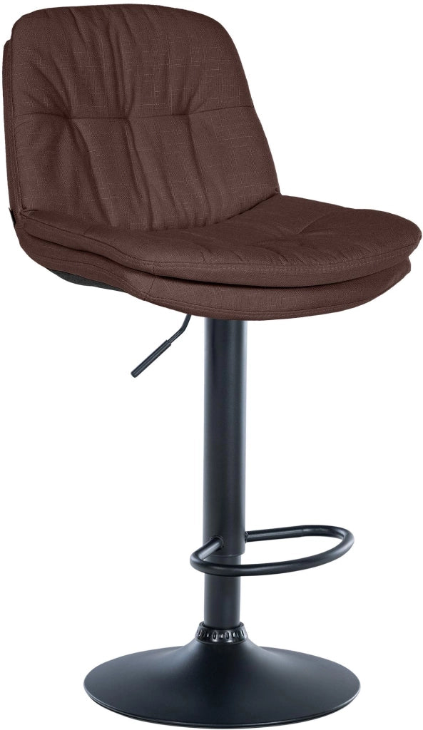 Barhocker Laurel Stoff schwarz