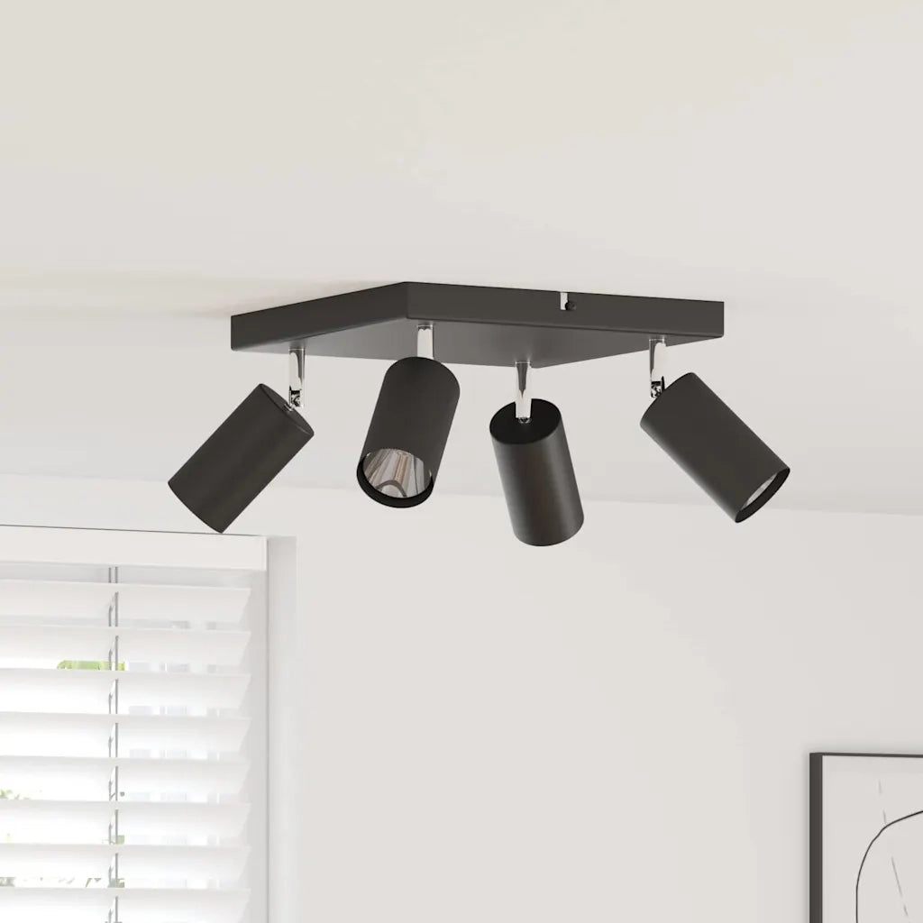 Faretto da soffitto Nero 26 x 26 x 16 cm Metallo CFW3214600
