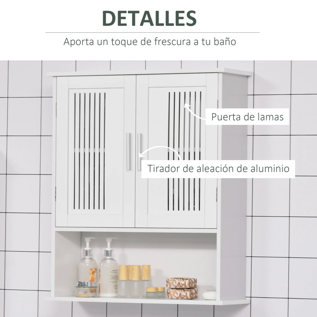 Armadio da Bagno Multiuso ¨C zephmum ¨C Bianco 60x20x70 cm