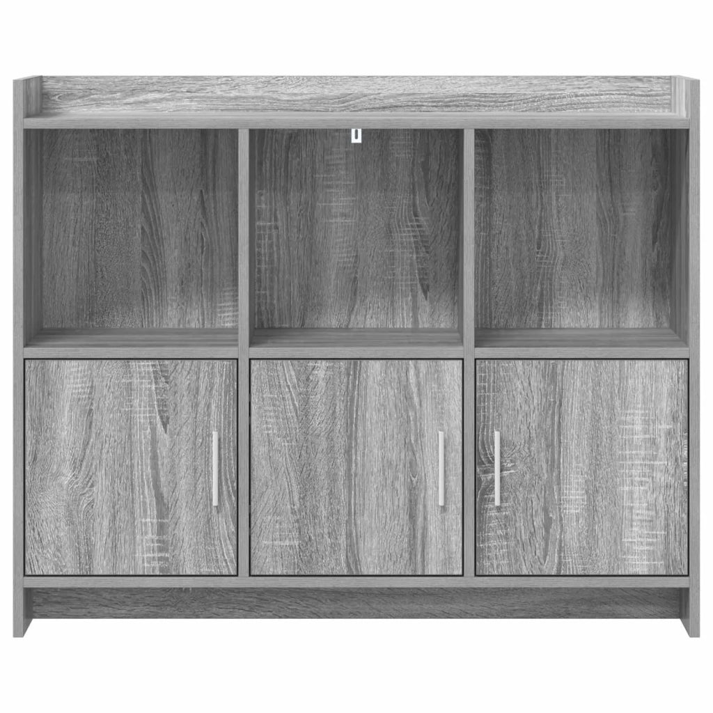 Credenza Sonoma grigio 98,5 x 33 x 80 cm Legno ingegnerizzato 8011144
