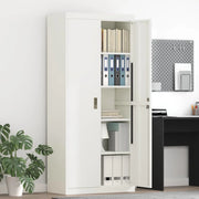 Armadio Bianco 80 x 40 x 180 cm Acciaio