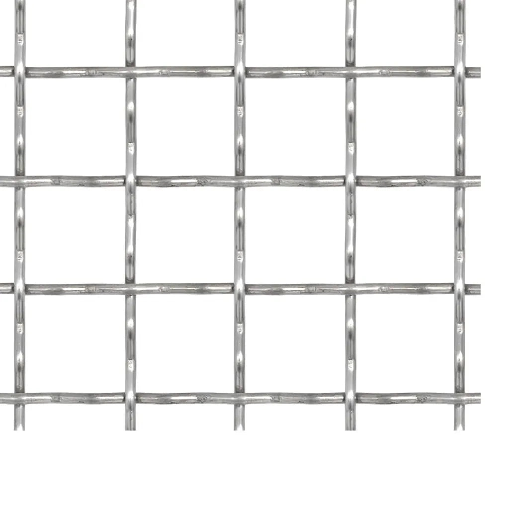 Recinzione da Giardino | Recinzione in Rete Modulare in Acciaio Inox 50x50cm 21x21x2,5mm