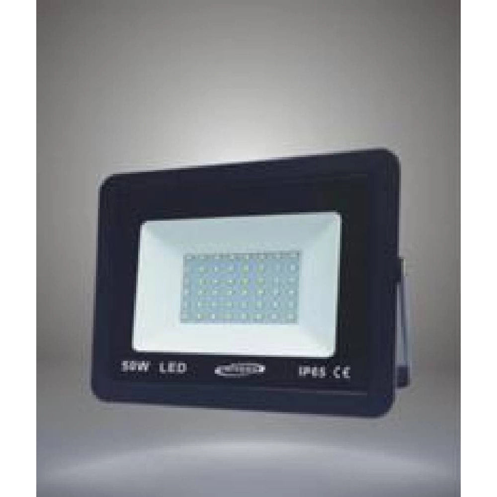 Trade Shop - Faretto Proiettore Da Esterno 50w Nero Ip65 Luce Calda Fredda Naturale -
