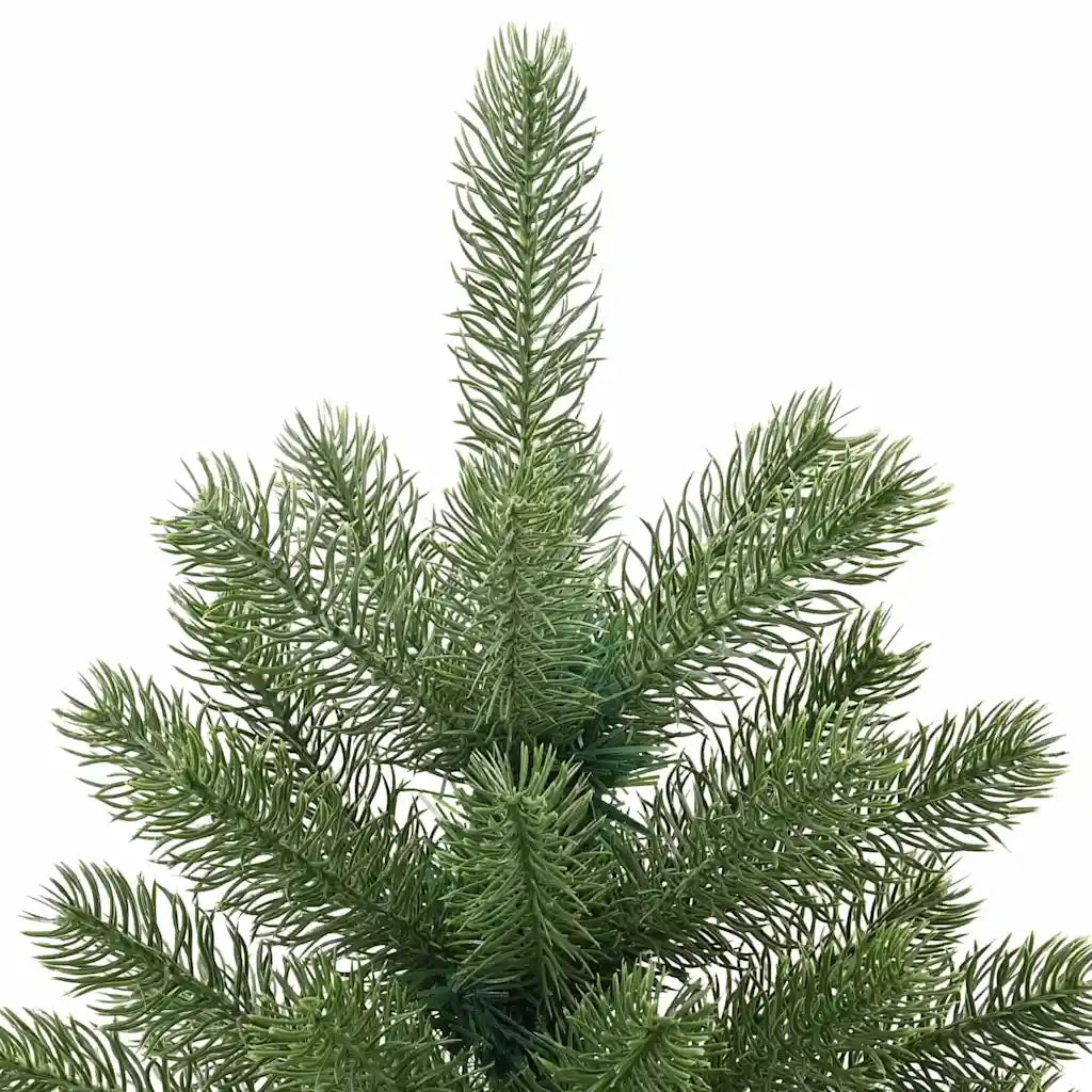 Albero di Natale artificiale con 150 LED Verde 120 cm PE e PVC