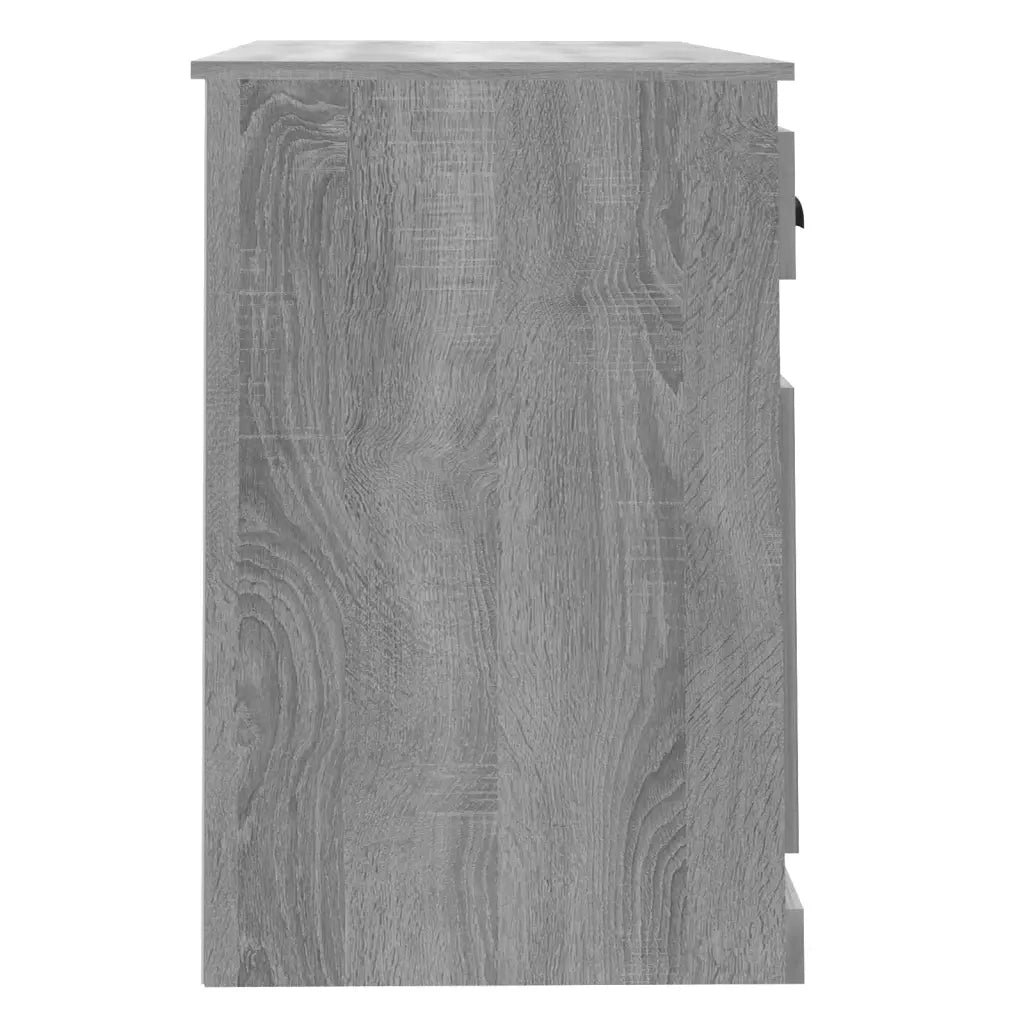 Scrivania Cassetto Grigio Sonoma 115x50x75 cm Legno Multistrato 816478