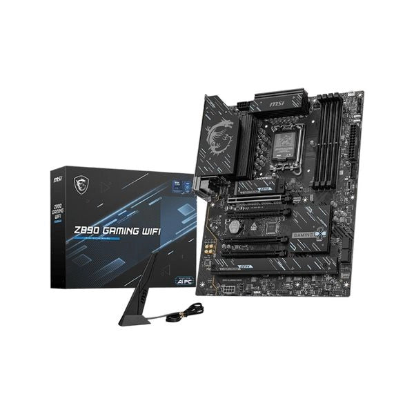Msi mb z890 gaming wifi , z890,lga1851,4ddr5,4pci-ex16,3m.2,1usb 40g,2usb 20g,8usb 5g, 4usb 2.0