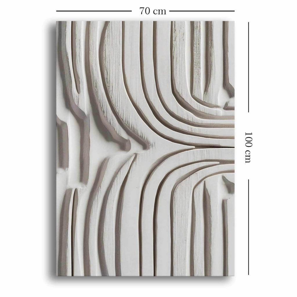 Naga, Quadro Materiale Struttura in Tessuto, 70x100h cm Multicolore