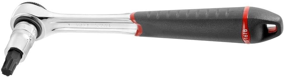 Set di 56 chiavi a bussola 1/4" & ½" RS.161-2 (valigetta completa con 10 chiavi a bussola 1/4", 16 chiavi esagonali da 1/2", cricchetti, punte, giunti cardanici, estensioni e maniglia)