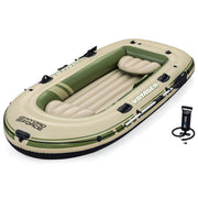 Trade Shop - Set Gommone Gonfiabile Hydro-force Voyager X3 Con Pompa Remi Borsa 294x137x39cm 65164 -